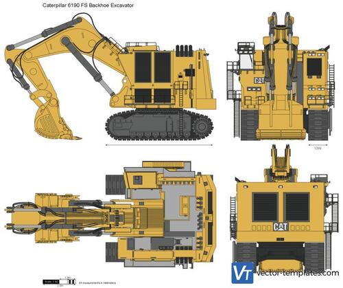 Caterpillar 6190 FS Backhoe Excavator