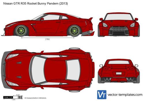 Nissan GTR R35 Rocket Bunny Pandem