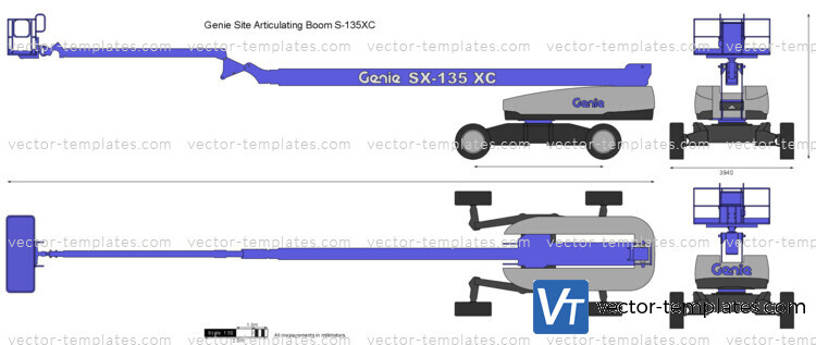 Genie Site Articulating Boom S-135XC