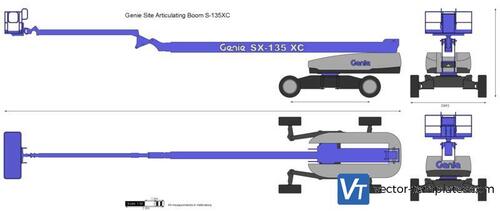 Genie Site Articulating Boom S-135XC