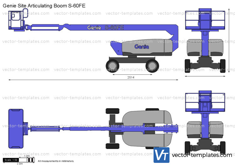 Genie Site Articulating Boom S-60FE