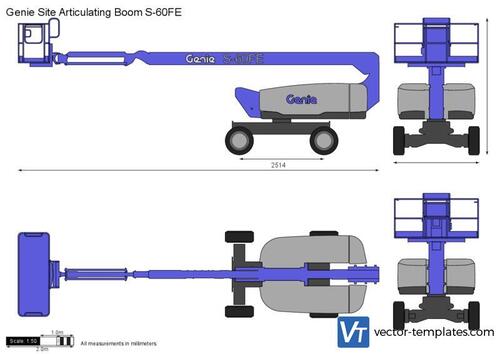 Genie Site Articulating Boom S-60FE