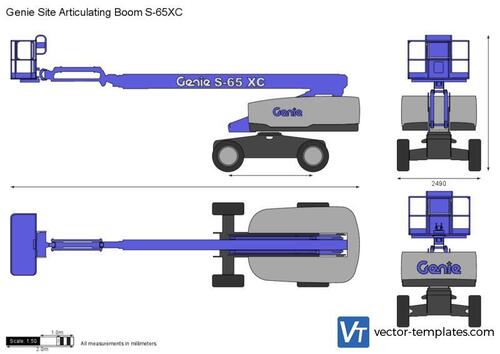 Genie Site Articulating Boom S-65XC