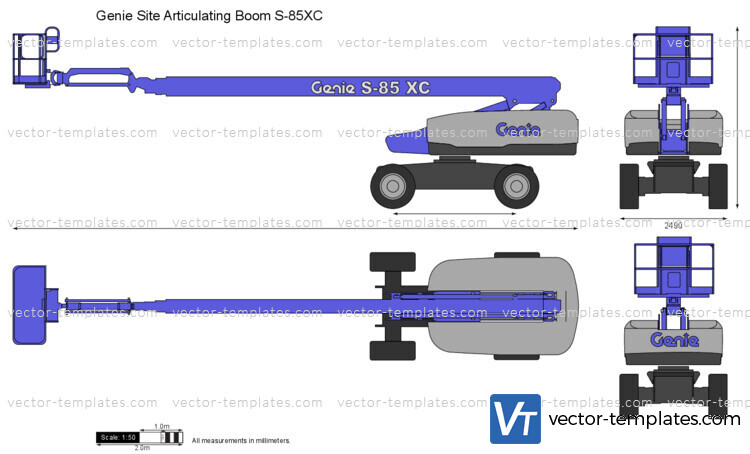 Genie Site Articulating Boom S-85XC