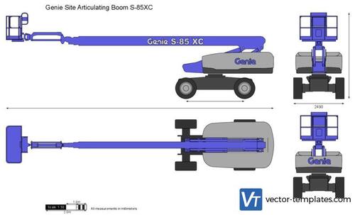 Genie Site Articulating Boom S-85XC