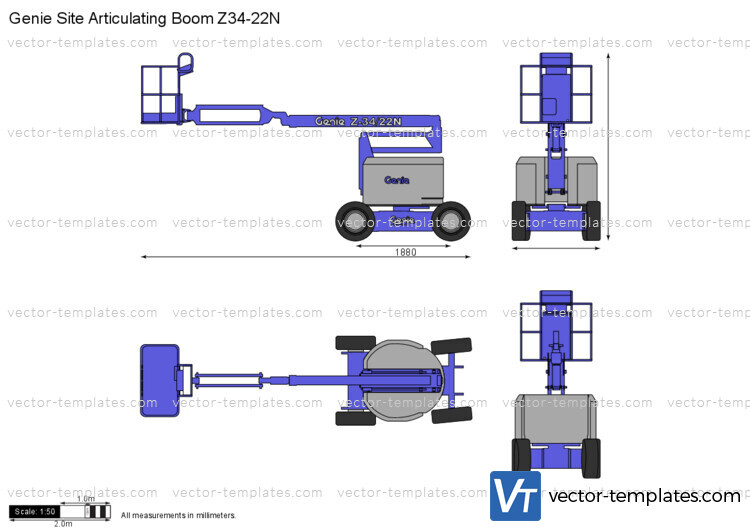 Genie Site Articulating Boom Z34-22N