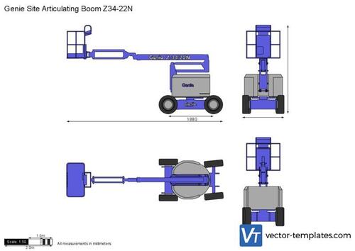 Genie Site Articulating Boom Z34-22N