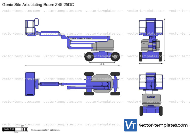 Genie Site Articulating Boom Z45-25DC