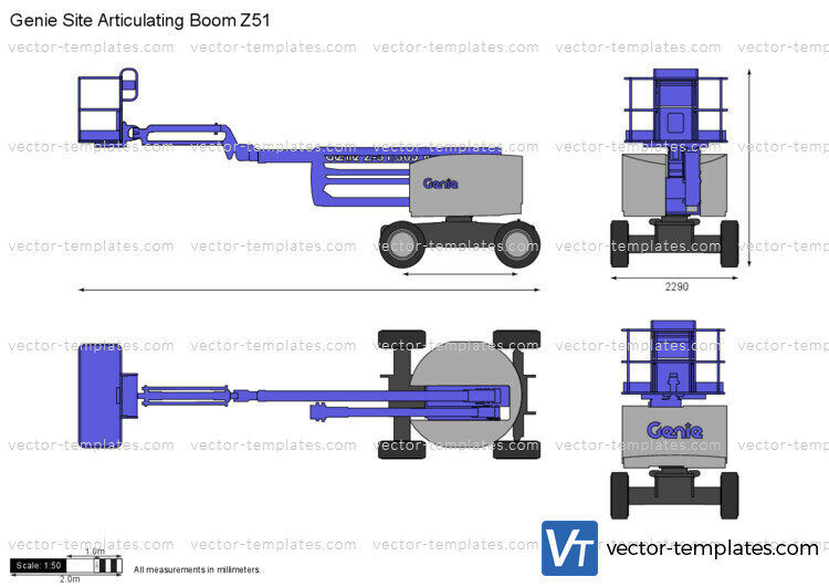 Genie Site Articulating Boom Z51