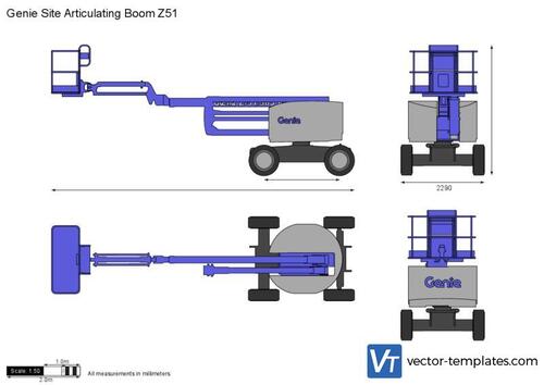 Genie Site Articulating Boom Z51