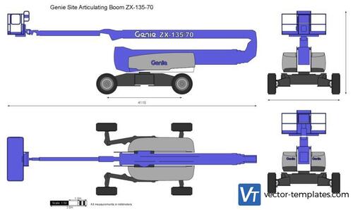 Genie Site Articulating Boom ZX-135-70