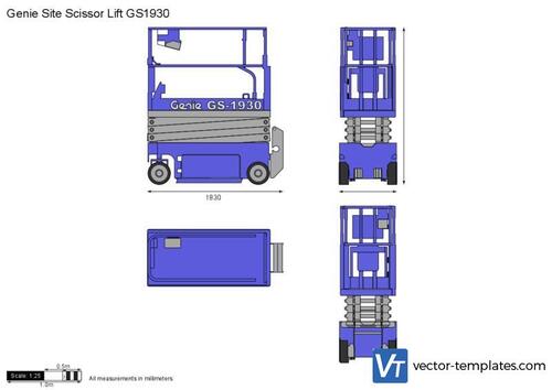 Genie Site Scissor Lift GS1930