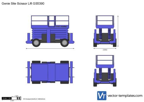 Genie Site Scissor Lift GS5390