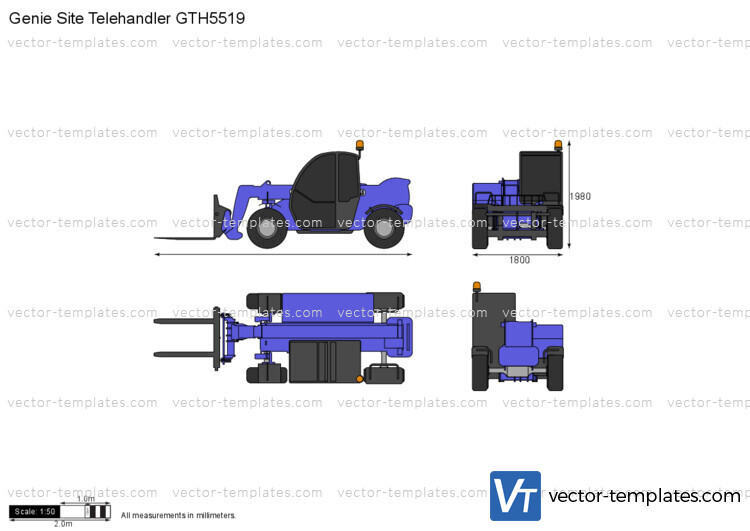 Genie Site Telehandler GTH5519