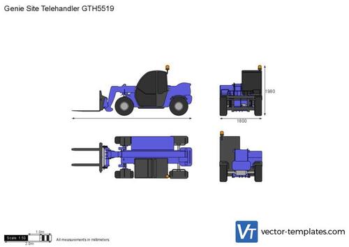 Genie Site Telehandler GTH5519