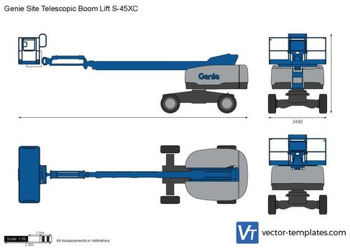 Genie Site Telescopic Boom Lift S-45XC