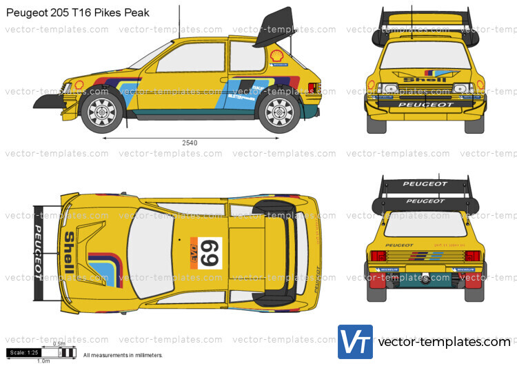 Peugeot 205 T16 Pikes Peak