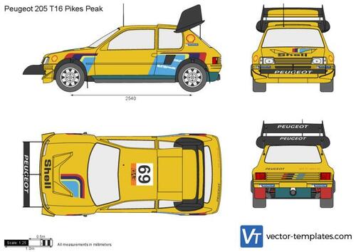 Peugeot 205 T16 Pikes Peak