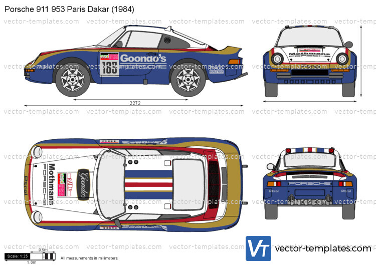 Porsche 911 953 Paris Dakar