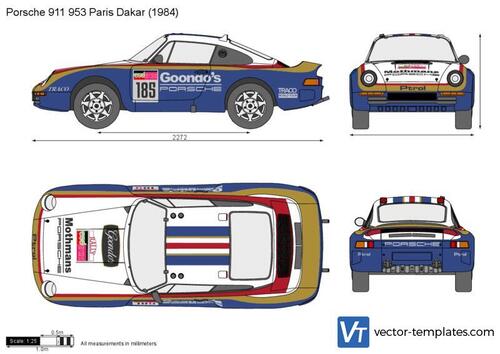 Porsche 911 953 Paris Dakar