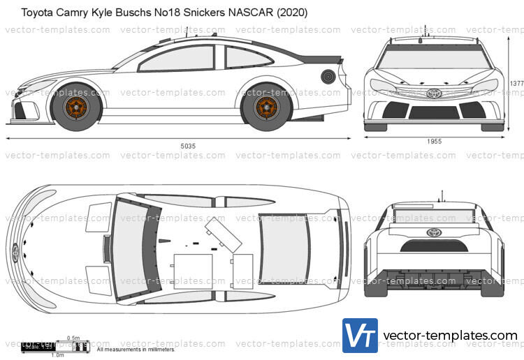 Toyota Camry Kyle Buschs No18 Snickers NASCAR