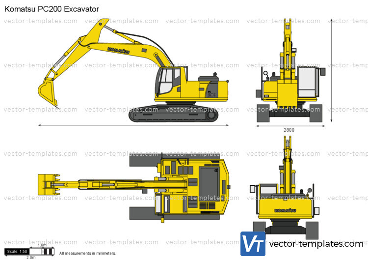 Komatsu PC200 Excavator