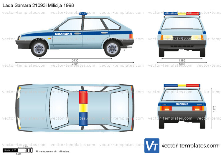 Lada Samara 21093i Milicija