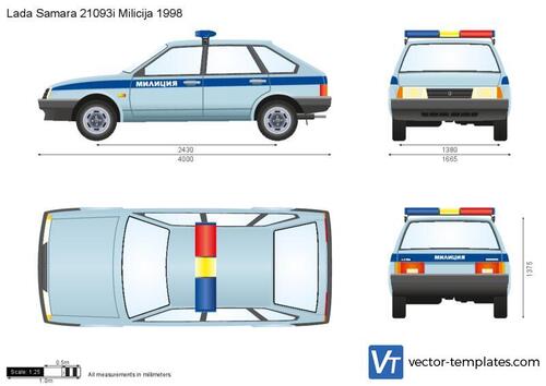 Lada Samara 21093i Milicija