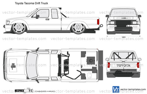 Toyota Tacoma Drift Truck