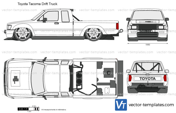 Toyota Tacoma Drift Truck