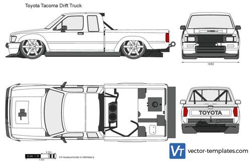 Toyota Tacoma Drift Truck