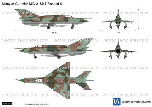 Mikoyan-Gurevich MiG-21SMT Fishbed K