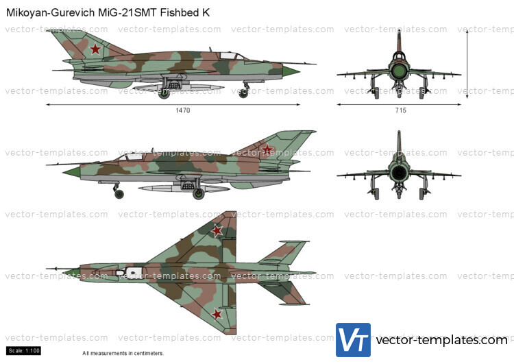 Mikoyan-Gurevich MiG-21SMT Fishbed K