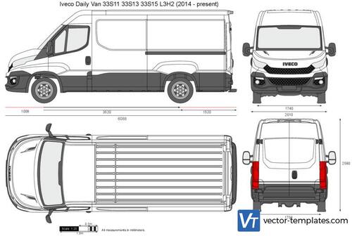 Iveco Daily Van 33S11 33S13 33S15 L3H2