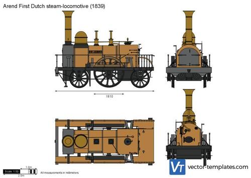 Arend First Dutch steam-locomotive