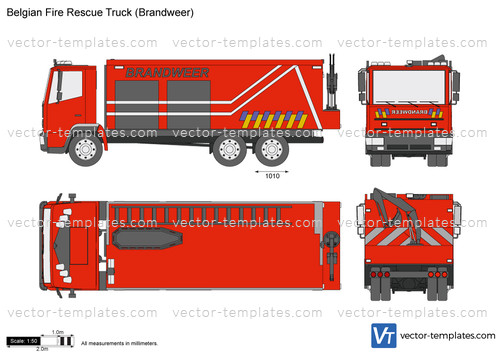 Belgian Fire Rescue Truck (Brandweer)