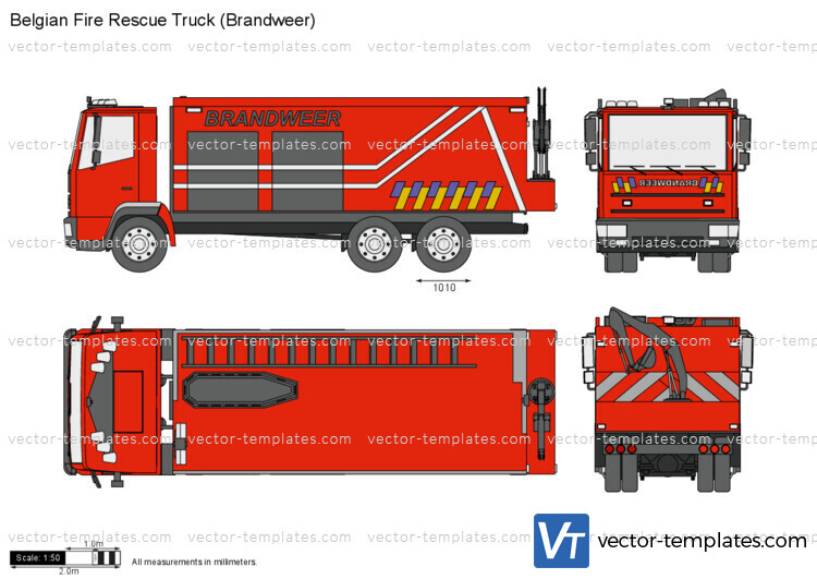 Belgian Fire Rescue Truck (Brandweer)