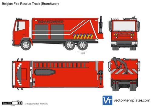 Belgian Fire Rescue Truck (Brandweer)