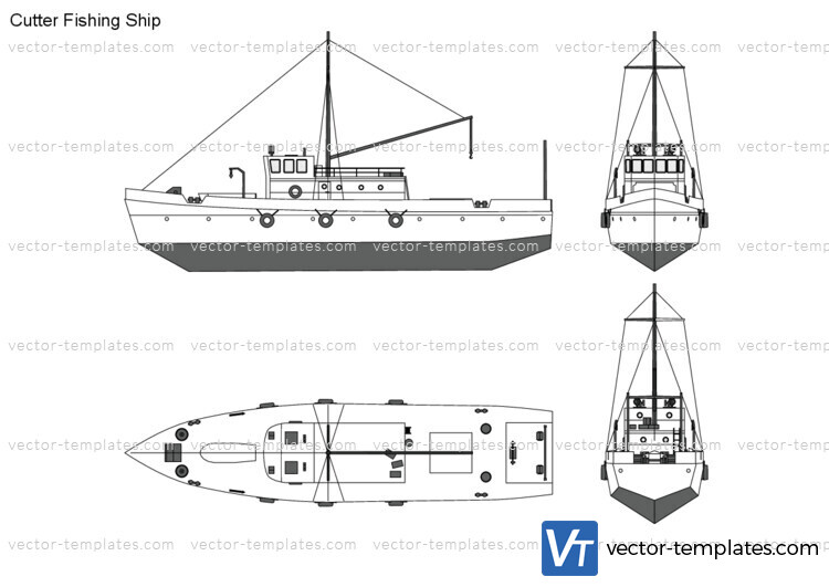 Cutter Fishing Ship