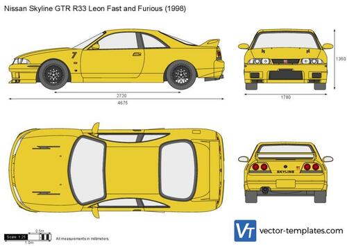 Nissan Skyline GTR R33 Leon Fast and Furious