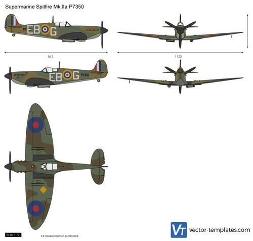 Supermarine Spitfire Mk.IIa P7350