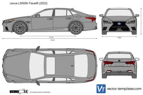 Lexus LS500h Facelift