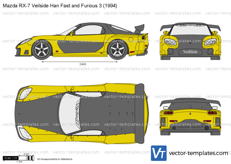 Mazda RX-7 Veilside Han Fast and Furious 3