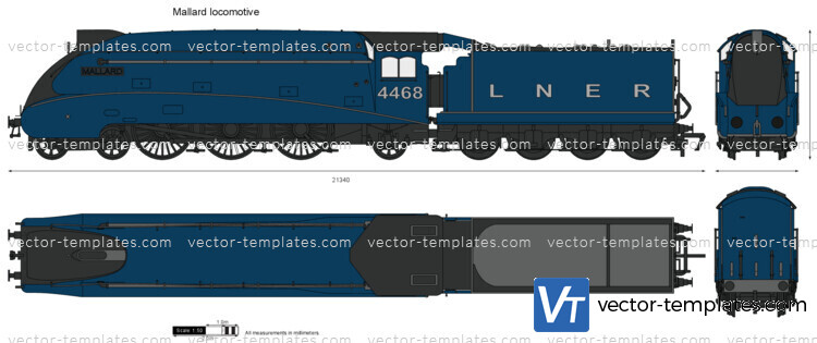 Mallard locomotive