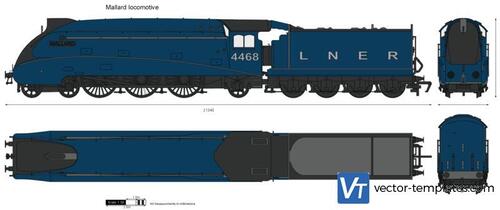 Mallard locomotive