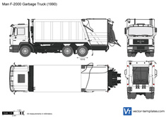 Man F-2000 Garbage Truck