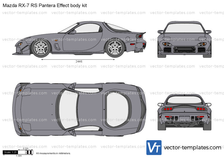 Mazda RX-7 RS Pantera Effect body kit