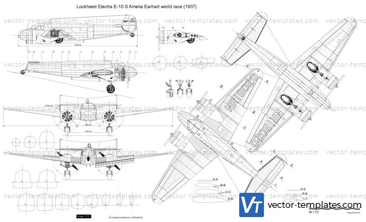 Lockheed Electra E-10 S Amelia Earhart world race