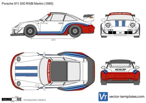 Porsche 911 930 RWB Martini