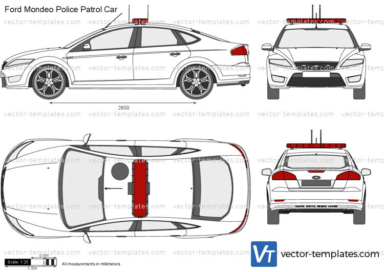 Ford Mondeo Police Patrol Car